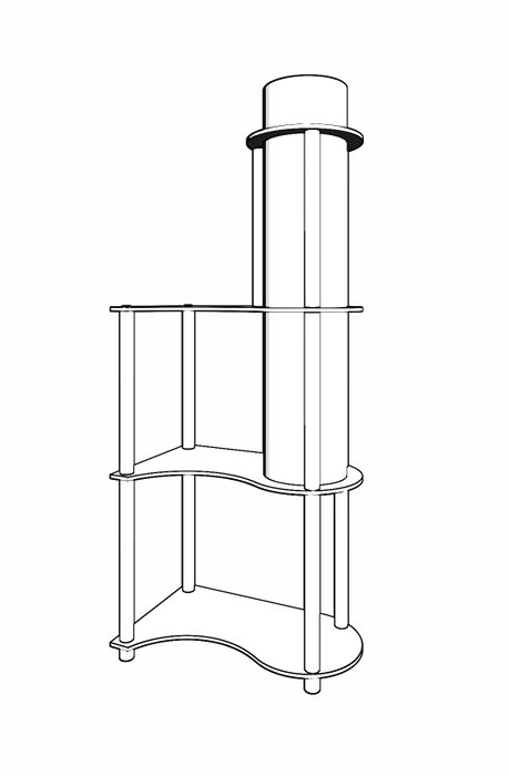 Opviq Lámpara de pie KS-11121 en Negro Opviq Lámpara de pie KS-11121 en Negro